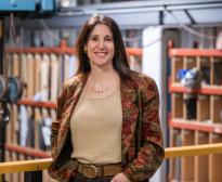 Elena Márquez, al magatzem central / Fotografia: Pep Herrero (TMB)