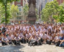 La foto de grup del nou personal del col·lectiu AAC 2026 / Foto: MA Cuartero