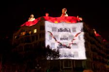 La Pedrera il·luminada