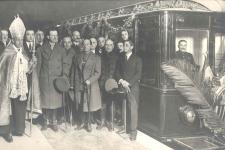 La foto més coneguda de la inauguració del Gran Metro, el 1924 / Arxiu TMB
