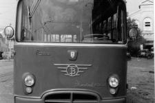 Frontal de l'autobús articulat Pegaso / Arxiu TMB