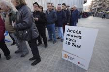 Accés proves L9 Sud / P. Herrero