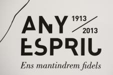 Cartell de l'Any Espriu / Miguel Ángel Cuartero