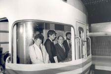 Primer viatge oficial pel nou tram de metro / Arxiu TMB