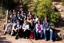 El grup a Montserrat / Grup excursionista de TMB