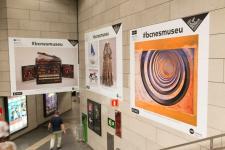 L'estació de Clot llueix reproduccions del Museu del Disseny, Can Framis i el Museu de la Música / Miguel Ángel Cuartero