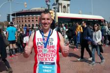 Roberto Iglesias a la marató de BCN 2016