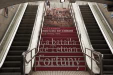 Les escales de l'estació de metro amb referències a l'obra de Fortuny / Miguel Ángel Cuartero