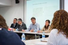 Un moment de la sessió tècnica amb mitjans de comunicació / Pep Herrero Un moment de la sessió tècnica amb mitjans de comunicació / Pep Herrero