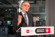 L'alcalde Trias en la presentació de les novetats de la nova xarxa de bus / Pep Herrero L'alcalde Trias en la presentació de les novetats de la nova xarxa de bus / Pep Herrero