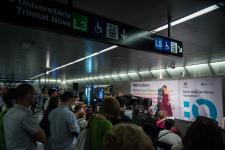 Èxit d'assistència als concerts d'òpera al metro amb un públic ben entregat / Pep Herrero