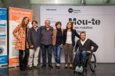 Un moment de la presentació de la mostra fotogràfica i del calendari "mou-te pels quiets" / Pep Herrero