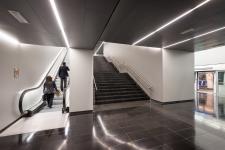Interior de l'estació Aeroport T2 de la línia 9 de metro, inici del viatge de prova / Pep Herrero Interior de l'estació Aeroport T2 de la línia 9 de metro, inici del viatge de prova / Pep Herrero