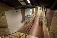 L'obra a Zona Universitària és visible però no afecta l'ús de l'estació / Pep Herrero L'obra a Zona Universitària és visible però no afecta l'ús de l'estació / Pep Herrero