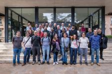 Foto de família de la visita / Foto: Pep Herrero (TMB) Foto de família de la visita / Foto: Pep Herrero (TMB)