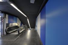 El nou aplacat facilitarà la neteja i el manteniment de l'estació / M. Á. Cuartero El nou aplacat facilitarà la neteja i el manteniment de l'estació / M. Á. Cuartero