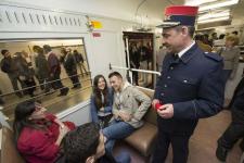 Per un moment, els visitants es van traslladar al passat / Miguel Á. Cuartero 