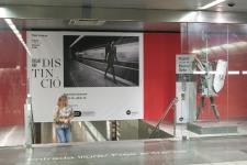 Una de les dues entrades de l'Espai Mercè Sala, situat a l'estació de metro Diagonal / Miguel Ángel Cuartero Una de les dues entrades de l'Espai Mercè Sala, situat a l'estació de metro Diagonal / Miguel Ángel Cuartero