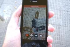 L'app TMB Virtual utilitzada com a brúixola L'app TMB Virtual utilitzada com a brúixola