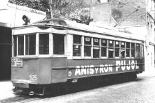 El tramvia en servei a la línia 66 / Arxiu TMB 