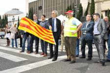 Xavier Trias donant el tret de sortida del ral·li / Miguel Ángel Cuartero Xavier Trias donant el tret de sortida del ral·li / Miguel Ángel Cuartero