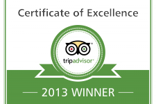 Imatge del certificat d'excel·lència de TripAdvisor