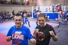 Vanessa i Laureano, campions de kick boxing Catalunya / P. Herrero